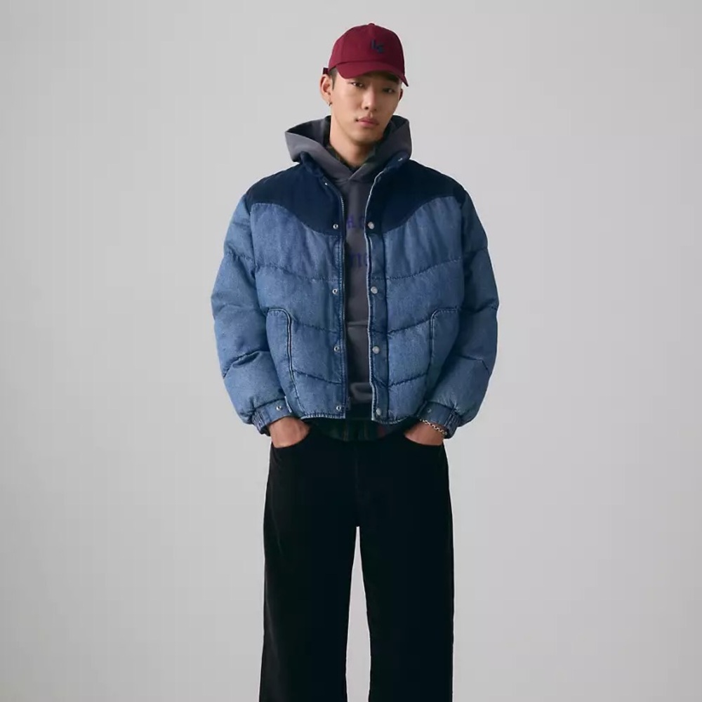 Levi's Denim Puffer Jacket
